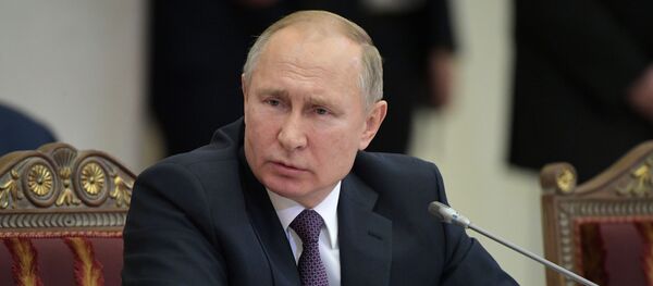 Рабочая поездка президента РФ В. Путина в Санкт-Петербург - 俄罗斯卫星通讯社