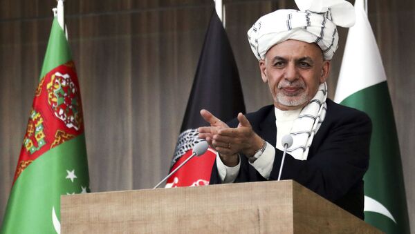 Президент Афганистана Ашраф Гани Ахмадзай. Архивное фото - 俄羅斯衛星通訊社
