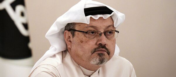 Джамаль Хашогги- журналист, обозреватель и писатель из Саудовской Аравии Джамаль Хашогги- журналист, обозреватель и писатель из Саудовской Аравии - 俄罗斯卫星通讯社