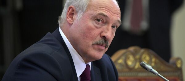 Президент Белоруссии Александр Лукашенко на неформальной встрече лидеров СНГ - 俄羅斯衛星通訊社