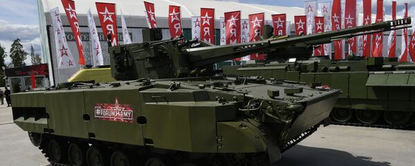 Самоходный зенитный артиллерийский комплекс 2с38 Деривация-ПВО  - 俄罗斯卫星通讯社