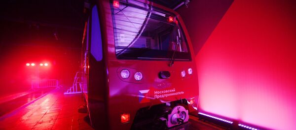 Новый тематический поезд Московский предприниматель - 俄羅斯衛星通訊社