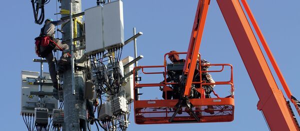 Установка антен 5G - 俄罗斯卫星通讯社