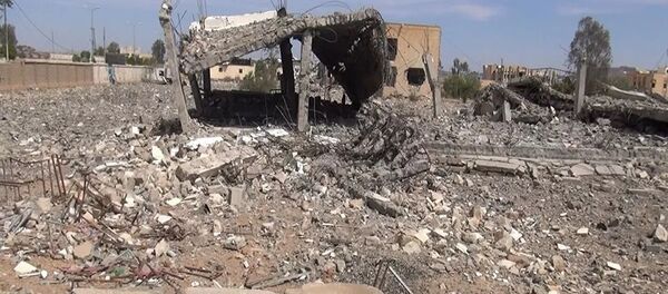 Разрушения в городе Саада - 俄罗斯卫星通讯社