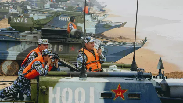 Российско-китайские военно-морские учения - 俄羅斯衛星通訊社
