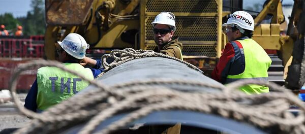 Строительство газопровода Северный поток-2 Строительство газопровода Северный поток-2 - 俄羅斯衛星通訊社