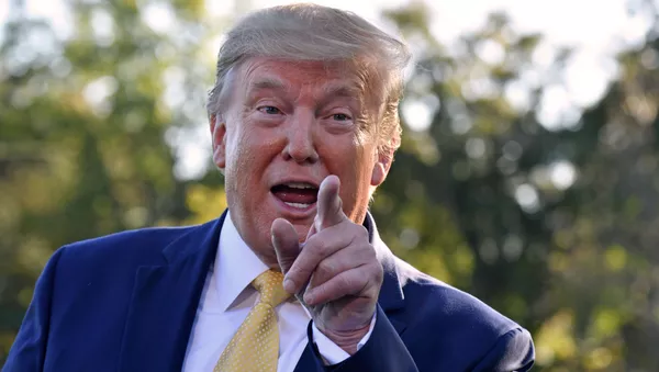 Дональд Трамп во время встречи с прессой в Вашингтоне - 俄羅斯衛星通訊社