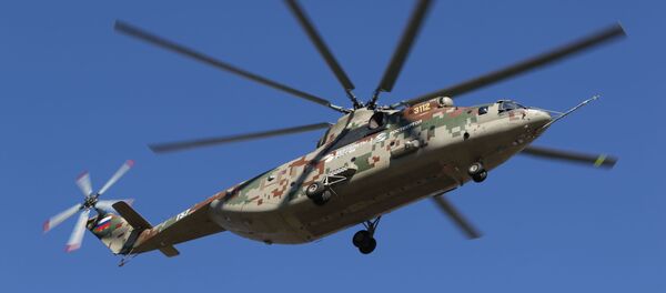 Тяжелый военно-транспортный вертолет Ми-26Т2В. - 俄罗斯卫星通讯社