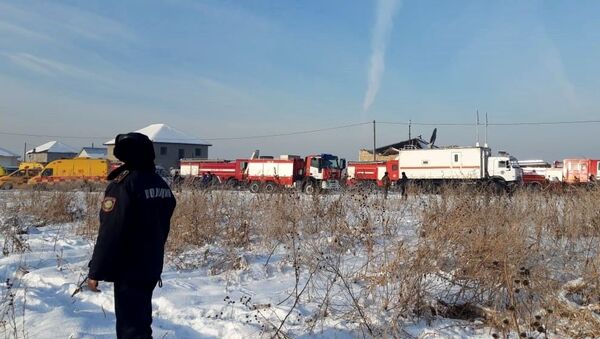 哈萨克斯坦一客机坠毁 - 俄罗斯卫星通讯社