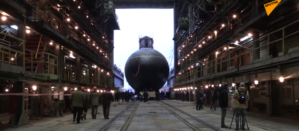 俄柴電潛艇“沃爾霍夫”號在海軍部造船廠下水  - 俄羅斯衛星通訊社