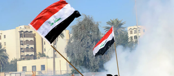 美國駐巴格達大使館警衛動用催淚瓦斯驅逐示威者 - 俄羅斯衛星通訊社