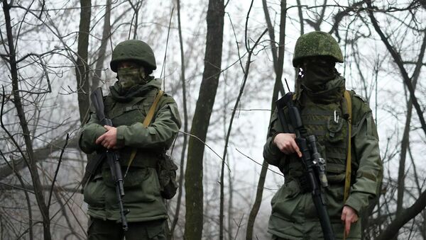 Военнослужащие в Донбассе - 俄罗斯卫星通讯社
