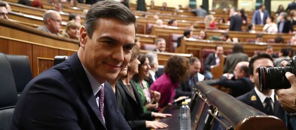 Исполняющий обязанности премьера Испании Педро Санчес - 俄羅斯衛星通訊社