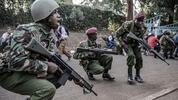 Кенийские полицейские в пригороде Найроби - 俄罗斯卫星通讯社