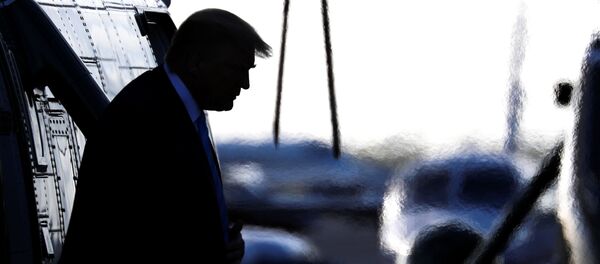 Президент США Дональд Трамп в аэропорту Майами - 俄罗斯卫星通讯社