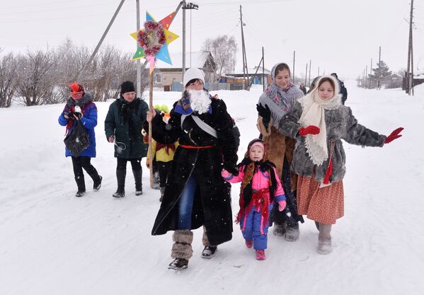 切爾諾雷希哥薩克村的聖誕節節期 - 俄羅斯衛星通訊社