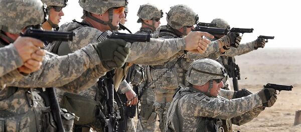 Американские военные во время тактических учений в Басре, Ирак - 俄罗斯卫星通讯社