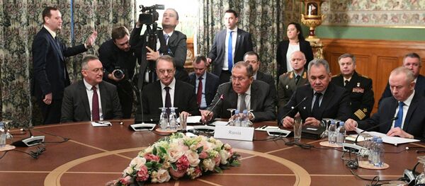 Встреча глав МИД и Минобороны России и Турции Встреча глав МИД и Минобороны России и Турции - 俄罗斯卫星通讯社