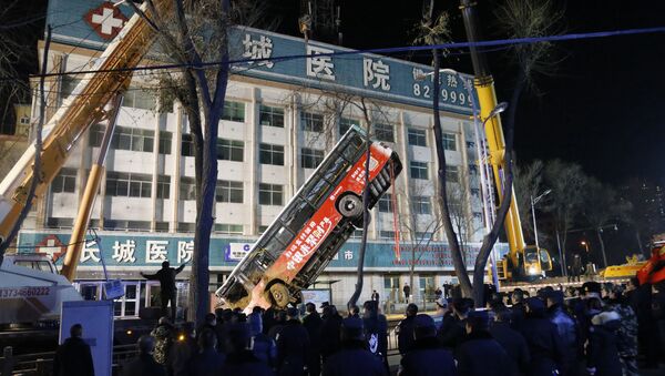  a bus that tipped into a chasm - 俄罗斯卫星通讯社