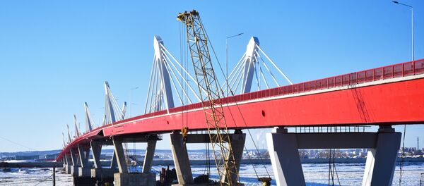 Мост Благовещенск-Хэйхэ - 俄罗斯卫星通讯社