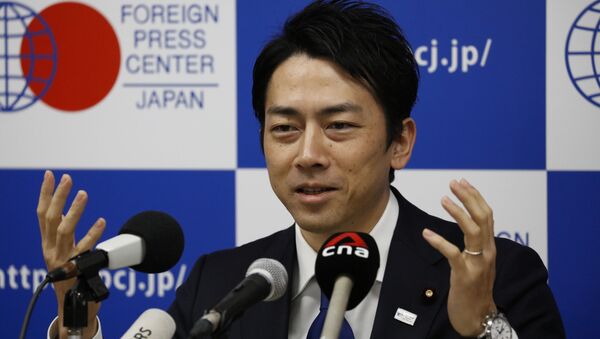 日本男性內閣大臣首次休育兒假 - 俄羅斯衛星通訊社