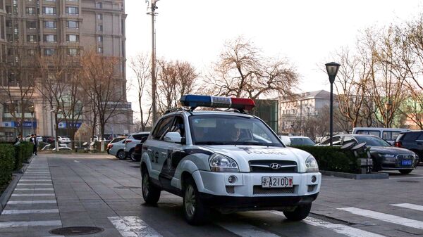 Патрульный автомобиль полиции Китая.  - 俄羅斯衛星通訊社
