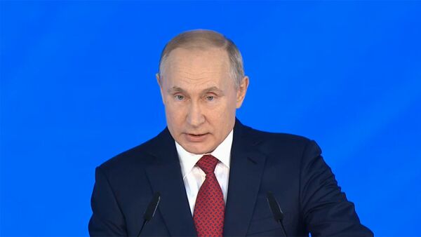 Ежегодное послание Путина Федеральному собранию 2020 - 俄罗斯卫星通讯社