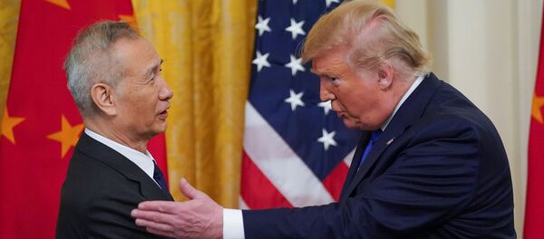 中美签署经贸协议的第一批文件 - 俄罗斯卫星通讯社