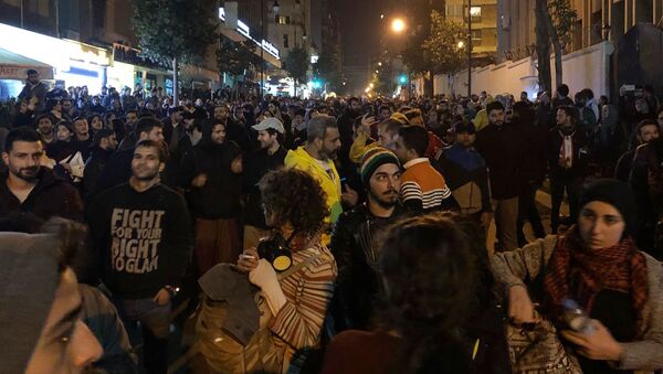Протестные акции в Бейруте - 俄罗斯卫星通讯社