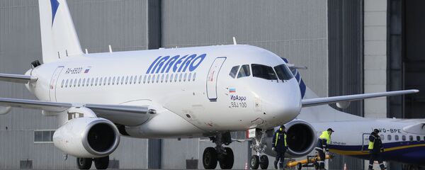 Самолет Сухой Суперджет-100 авиакомпании ИрАэро - 俄罗斯卫星通讯社