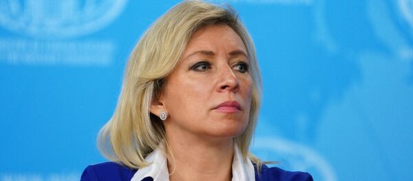 Мария Захарова на ПК Лаврова - 俄罗斯卫星通讯社