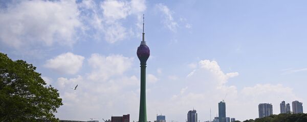 Башня Лотоса в Коломбо. Шри-Ланка - 俄罗斯卫星通讯社
