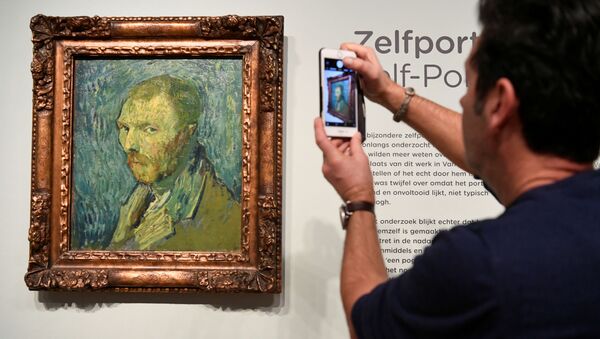 Автопортрет Винсента Ван Гога в музее в Амстердаме - 俄罗斯卫星通讯社
