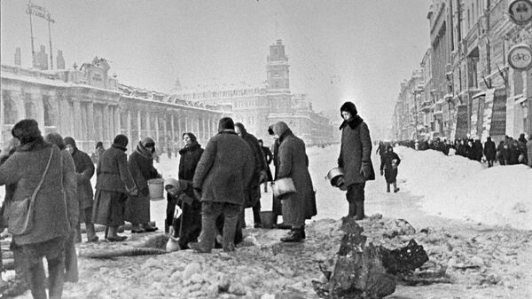 在列宁格勒封锁期间 - 俄罗斯卫星通讯社