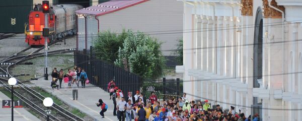 俄鐵升級俄中邊境的外貝加爾斯克火車站 俄鐵升級俄中邊境的外貝加爾斯克火車站 - 俄羅斯衛星通訊社