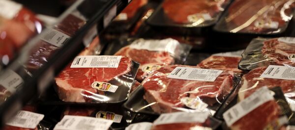 Meat is seen on display at a grocery store in River Ridge, La., Wednesday, July 11, 2018. - 俄罗斯卫星通讯社