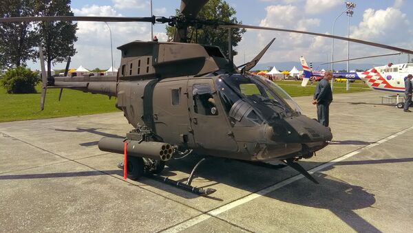 Вертолет Bell OH-58 Kiowa ВВС Хорватии - 俄羅斯衛星通訊社