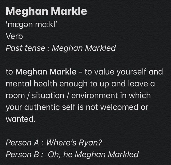 梅根·馬克爾的名字被用作了動詞 - 俄羅斯衛星通訊社