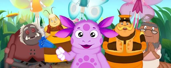 Кадр из мультсериала Лунтик и его друзья Кадр из мультсериала Лунтик и его друзья - 俄罗斯卫星通讯社