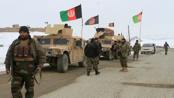 Afghan national army forces - 俄罗斯卫星通讯社