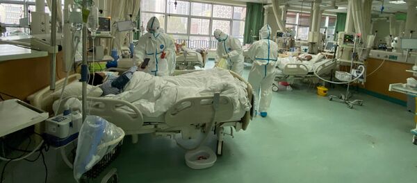 Пациенты в Центральной больнице китайского города Ухань  - 俄罗斯卫星通讯社