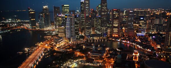 Вид на башни Сити и Raffles Place. - 俄羅斯衛星通訊社