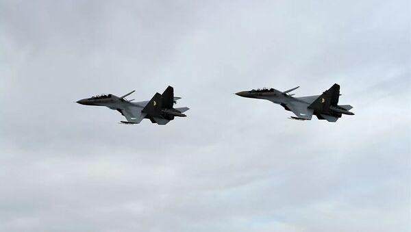 Многоцелевые истребители Су-30 ВВС Алжира. - 俄罗斯卫星通讯社