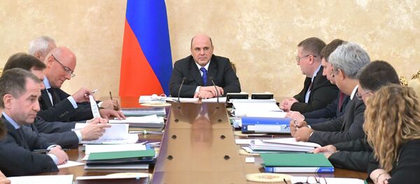Председатель правительства РФ Михаил Мишустин проводит совещание о приоритетных задачах в рамках евразийской экономической интеграции. - 俄罗斯卫星通讯社