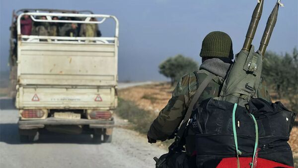 Солдаты сирийской армии в провинции Идлиб - 俄羅斯衛星通訊社