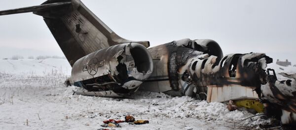 Обломки американского военного самолета, потерпевшего крушение в провинции Газни, Афганистан. 27 января 2020 - 俄羅斯衛星通訊社