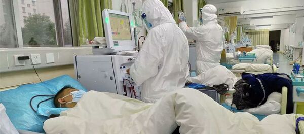 Лечение пациентов в центральной больнице города Ухань - 俄罗斯卫星通讯社