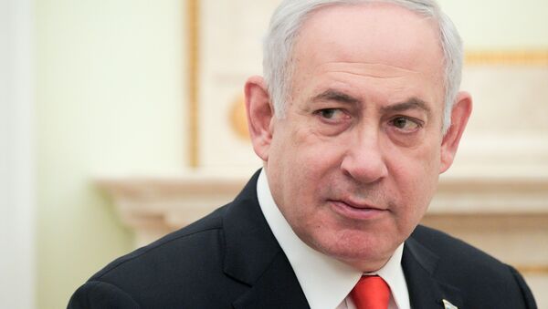 30 января 2020. Премьер-министр Израиля Биньямин Нетаньяху во время встречи с Путиным - 俄羅斯衛星通訊社
