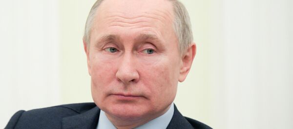 Президент РФ Владимир Путин во время встречи с премьер-министром Израиля Биньямином Нетаньяху  - 俄罗斯卫星通讯社