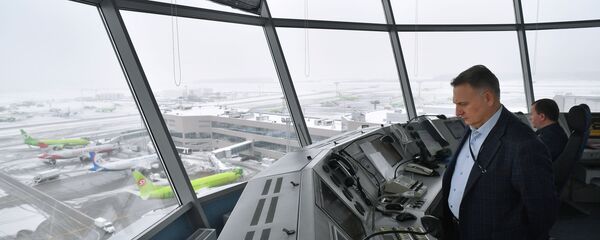 Работа авиадиспетчеров в аэропорту Домодедово - 俄罗斯卫星通讯社